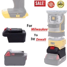 Battery-Adapter For Milwaukee 18V Li-ion Battery convert to for Dewalt 20V Tools