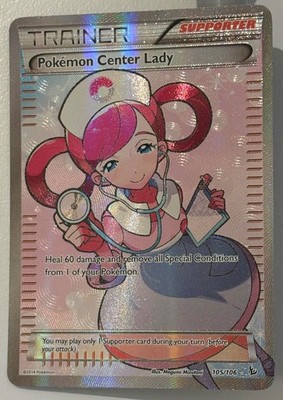 Pokemon Center Lady - XY Flashfire Full Art Ultra Rare Pokemon