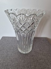 Waterford Irish Lace crystal vase 10.5 inch from the Romance of Ireland 