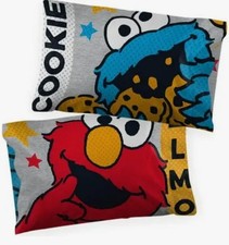 Jay Franco Sesame Street Hip Elmo ONE Double-Sided Pillowcase, 20" X 30". NEW