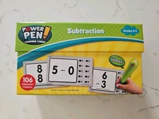 Teacher Created Resources Power Pen Learning Cards, Subtraction
