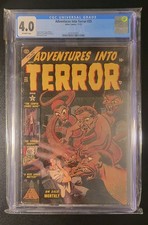 Adventure Into Terror #25 CGC 4.0 1953 Pre Code Horror