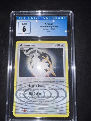 Pokémon TCG Arceus AR5 Holo Platinum 2009 CGC 6