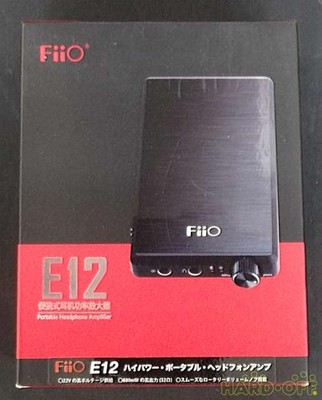 Fiio E12 Mont Blanc tragbarer Kopfhörerverstärker 880 mW Ausgang, schwarz