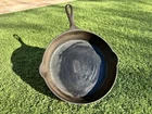 Griswold cast iron #8 skillet cleaned