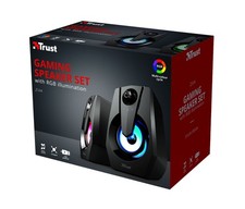 Set di altoparlanti casse stereo 2.0 illuminazione RGB PC Laptop Gaming Speaker
