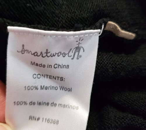 Maglione Smartwool Uomo 1/4 Zip Lana Merino Base Strato Grande Outdoor Sci Lavoro - Foto 10 di 12