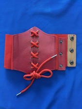 Zando Lace up Pirate Corset Belt Large- Women Renaissance Victorian Pirate Waist