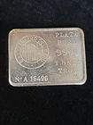 Banco Minero Del Peru, Vintage 1 Ounce .999 Troy Ounce Silver Bar, Plata Pura
