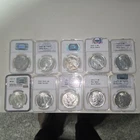 🔥Lot Of 10, 90% Silver Peace Dollars (1) MS64