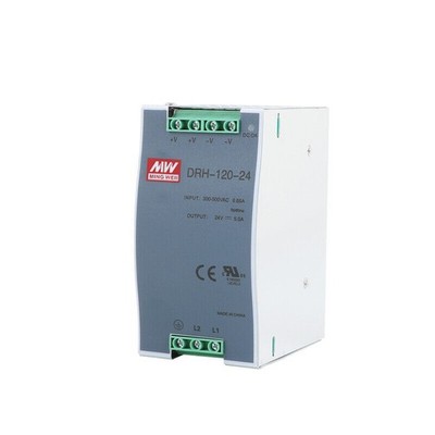 NEW DRH-120-24 Switching Power Supply 300-500VAC 0.65A 24V 5A