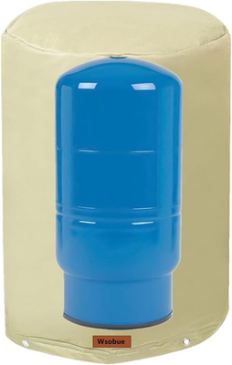 #ad Insulated Round Water Pressure Tank Cover 600D 20quot; Dia x 34quot; H Beige $62.99