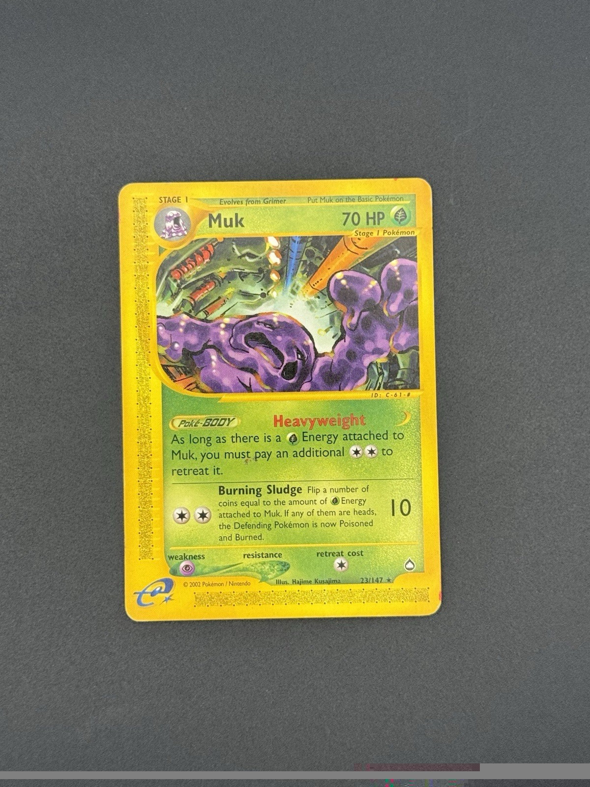 Muk 23/147 Aquapolis Pokémon Card HP e-Reader