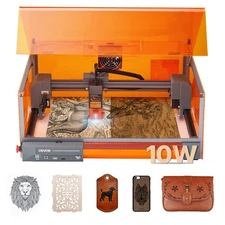 VEVOR Laser Engraver 10W Laser Engraving Machine Cutter with Enclosure Class 1