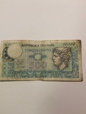 500 lire di carta 14/2/1974-2/4/1979