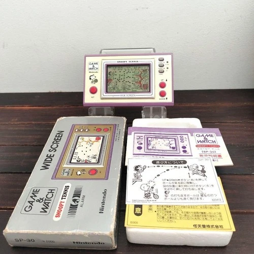 Nintendo Game & Watch Snoopy Tennis SP-30 1982 Vintage LCD Handheld / From Japan