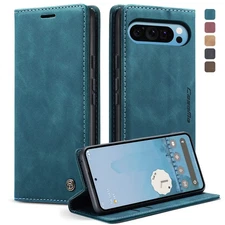 For Google Pixel 10 Pro XL 9 Pro 9A 8 7 Magnetic Leather Wallet Case Stand Cover