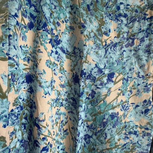 Talbots Floral Print Signature Ankle Pants Blue Career Casual Womens 10 - Picture 3 of 11