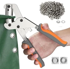 Grommet Tool Kit, Handheld Hole Punch Pliers, Grommet Press Pliers Eyelet Hole P