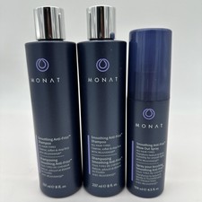 2 - Monat Smoothing Anti-Frizz Shampoo 8oz Rejuvinique  Blow out Spray 4.5oz