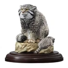 Bandai Gashapon Display Model Collection Figure Wild Felines Pallas's Cat Manul