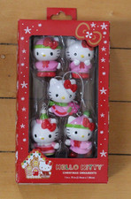 Hello Kitty Kurt Adler Christmas Ornaments Set of 5