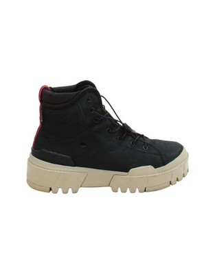 Onitsuka Tiger Herren Stiefel UK 4,5 Schwarz 100% Wildleder Combat
