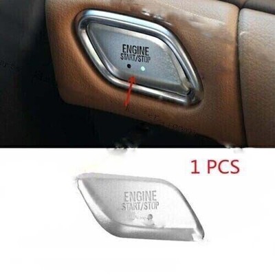 Silver Aluminum Start Button Ignition Switch Cover Trim For Buick Lacrosse 16-19