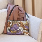 Cavalier King Charles Spaniel Puppy Dog Ladies Crossbody Purse Clutch Nwt Fs #2