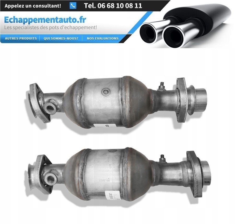 Catalyseur Ferrari 348 Solution Contrôle Technique pour Moteur V8 3.4