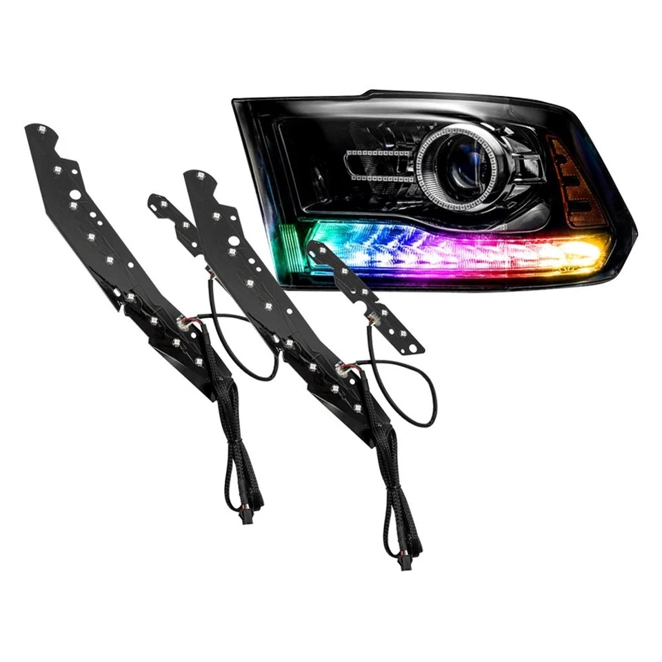 For 2013-2018 Dodge Ram Dynamic ColorSHIFT® DRL Replacement + Turn Signals Foto 2 de 4