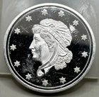 2017 Smithsonian George T Morgan First Dollar Design 1 Troy Oz. 999 Silver Proof