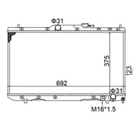 Hart 620 256 KüHler, MotorküHlung FüR Toyota