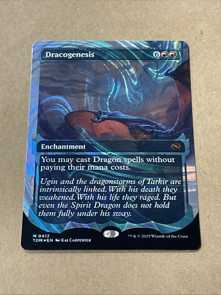 MTG English Dracogenesis (0412) (Showcase) (Halo Foil) NM Foil - Image 2 of 4