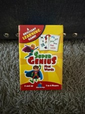 EUC Blue Orange Learning Game: Super Genius "First Words" 1-6 Players Ages 5