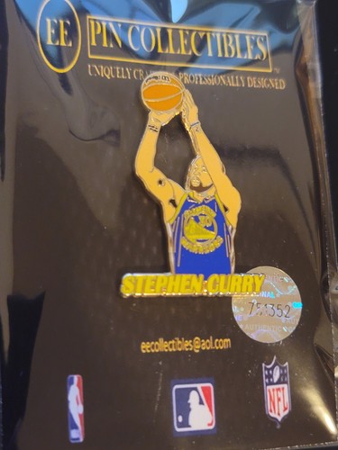 Stephen Curry Vs. Sabrina Ionescu All-Star Shootout Lapel Jersey Hat Pin 1.75" - Picture 11 of 12