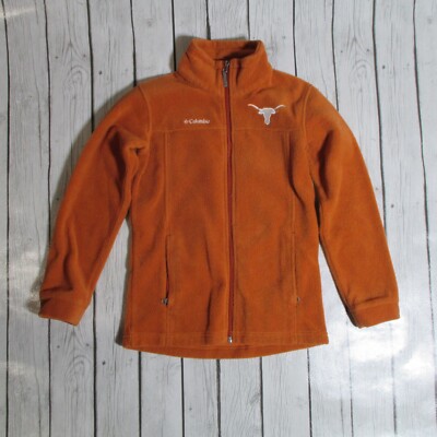 Columbia Texas Longhorn Boys Size M (10/12) Burnt Orange Full