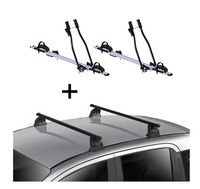 2X FahrradträGer Sagittar+DachträGer Evo Sta FüR Bmw 3Er Touring E46 5TüR 99-02