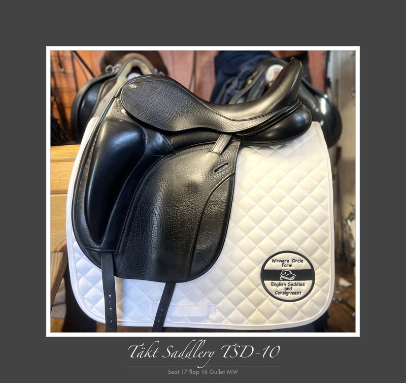 Täkt TSD-10 Dressage Saddle. 17” MW