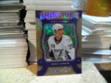 2007-08 O-PEE-CHEE MARQUEE ROOKIE SILVER VERSION #595- MIKE LUNDIN- LIGHTNING