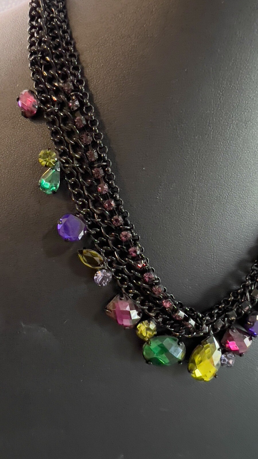 BOHM STATEMENT MULTI STRAND BEADED NECKLACE - image 4