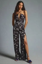 NWT Anthrpologie Katie May Never Cross Side-Slit Jumpsuit M