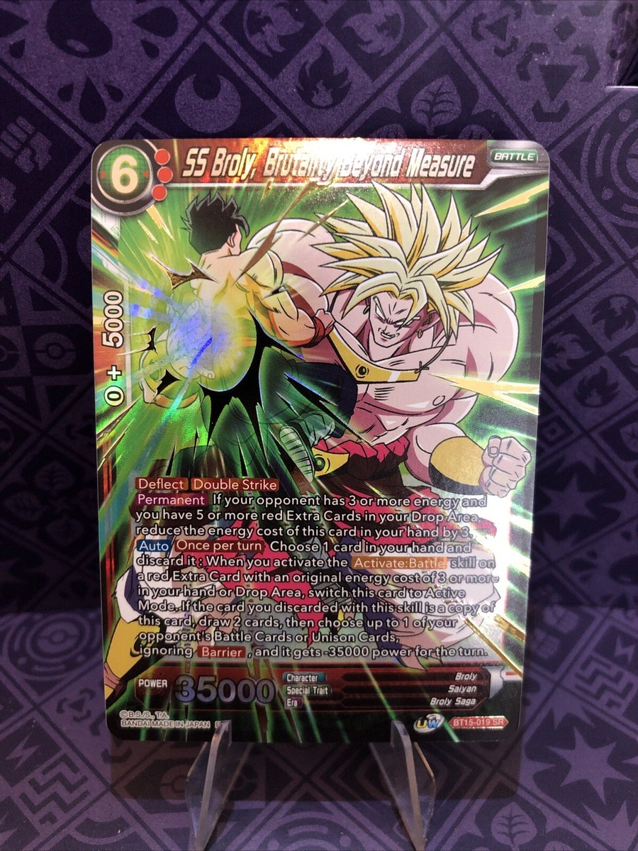 ドラゴンボールカードゲーム　パン　ゼノ　未来　SCR BT15-155 英語 SS Broly, Brutality Beyond Measure SR Dragon Ball Super Card Game