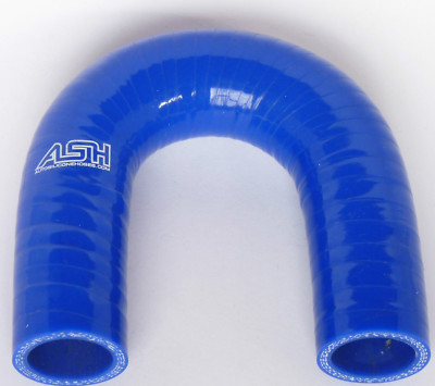 180° Silikonbogen, ID 32mm, Kühlerschlauch Bogen, LKK Silikonschlauch - BLAU