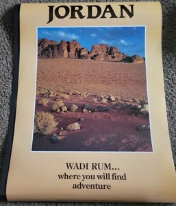 VINTAGE POSTER - JORDAN WADI RUM -WHERE YOU WILL FIND ADVENTURE