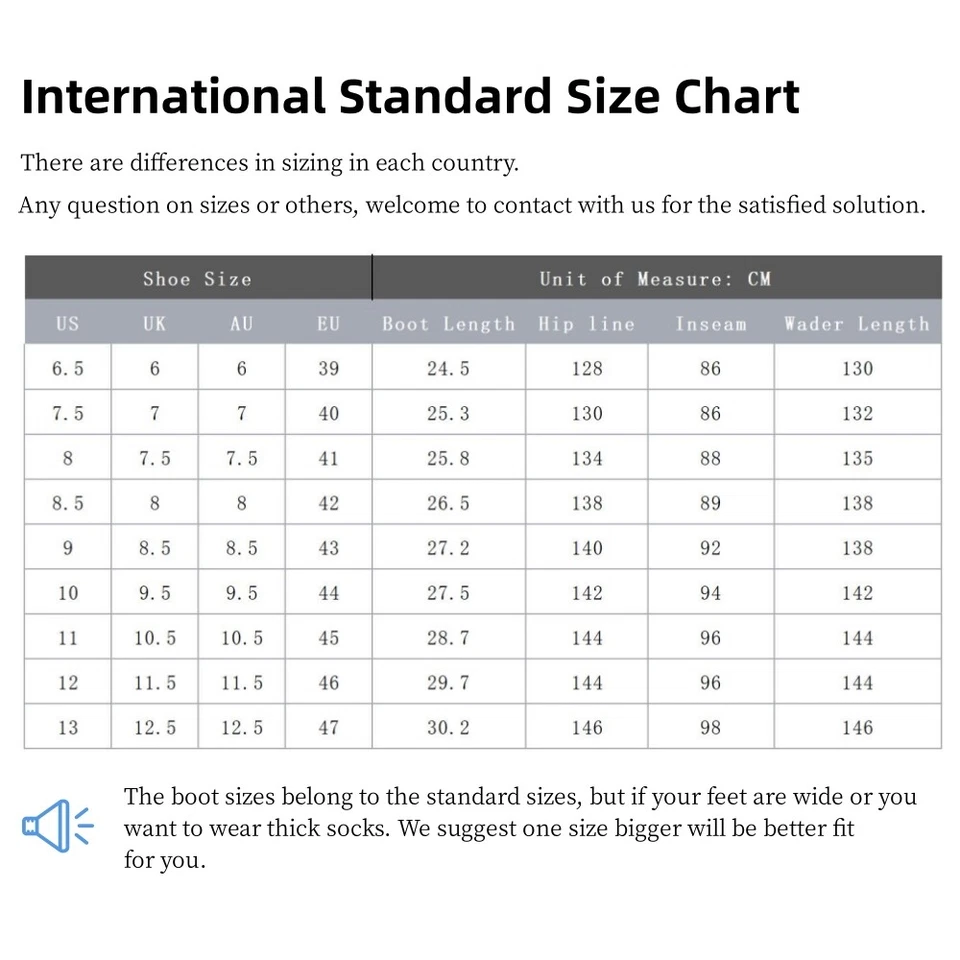 Waders for Men Chest Waders with Boots Waterproof Fishing Hunting Wader USA - Image 2 of 4