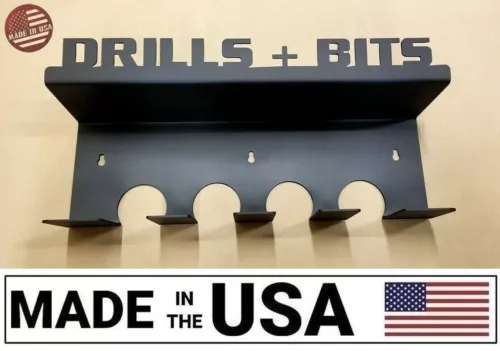 [SR] Wall Mount Drill Tools Bits V2 Holder Rack Storage DeWalt Milwaukee Makita