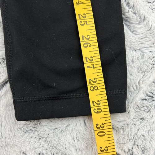 Lululemon Fold Over Waist Crop Legging High Rise Yoga Size 6 Black - Picture 6 of 8