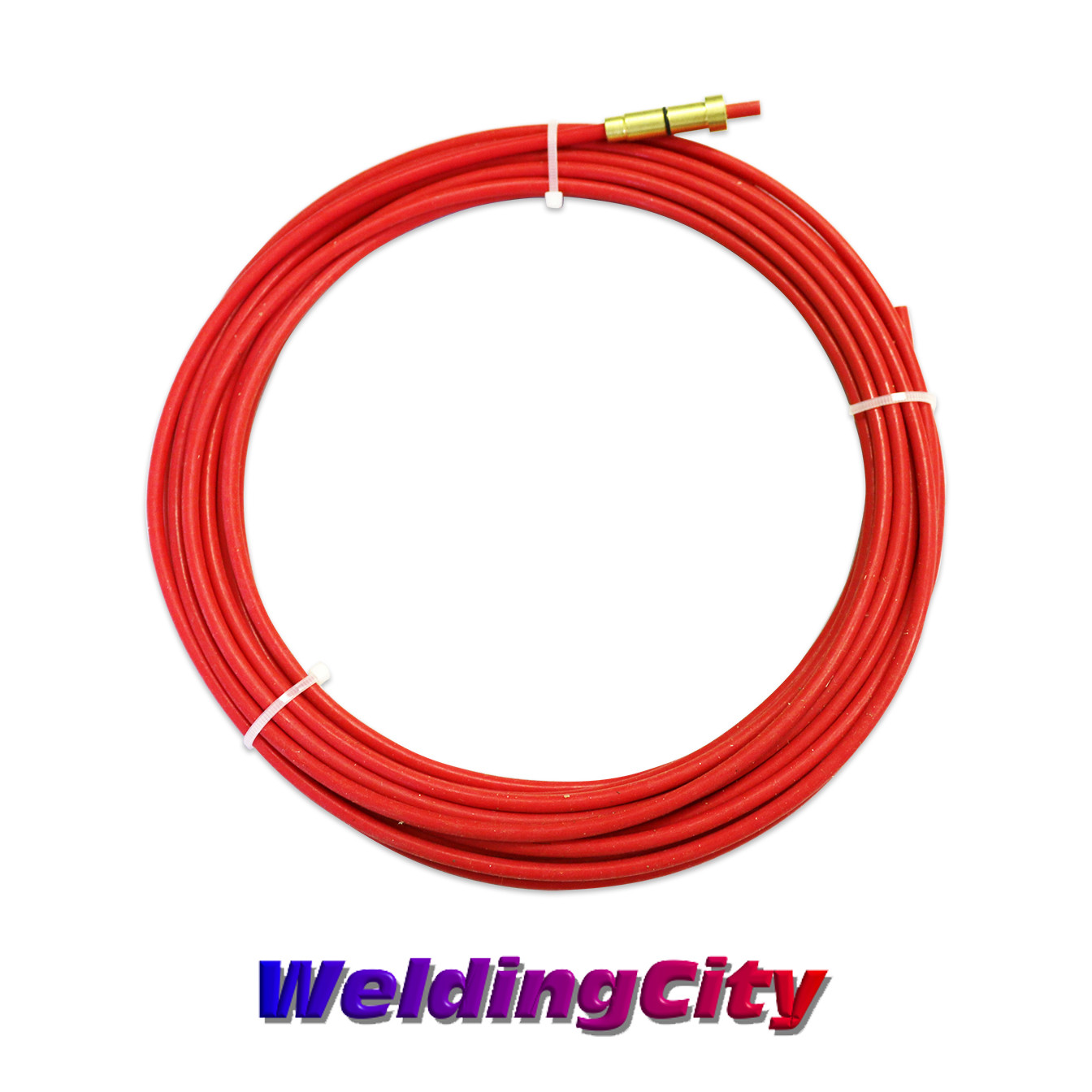 WeldingCity 2-Pack Steel Conduit Liners For Lincoln & Tweco MIG Guns - 15ft .035-.045