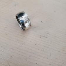 Vintage 925 Sterling Wide Band Ring Size 8 3/4 FREE shipping